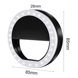 16/20/26cm RGB Ring Light With Phone Tripod Stand Kit Camera Photography Video Recording Selfie LED Light With Tablet Holder